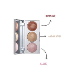 GOLDEN ROSE STROBING HIGHLIGHTER PALETTE-