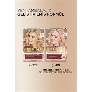 LOREAL PARİS EXCELLENCE CREME 10U AÇIK SARI SAÇ BOYASI-