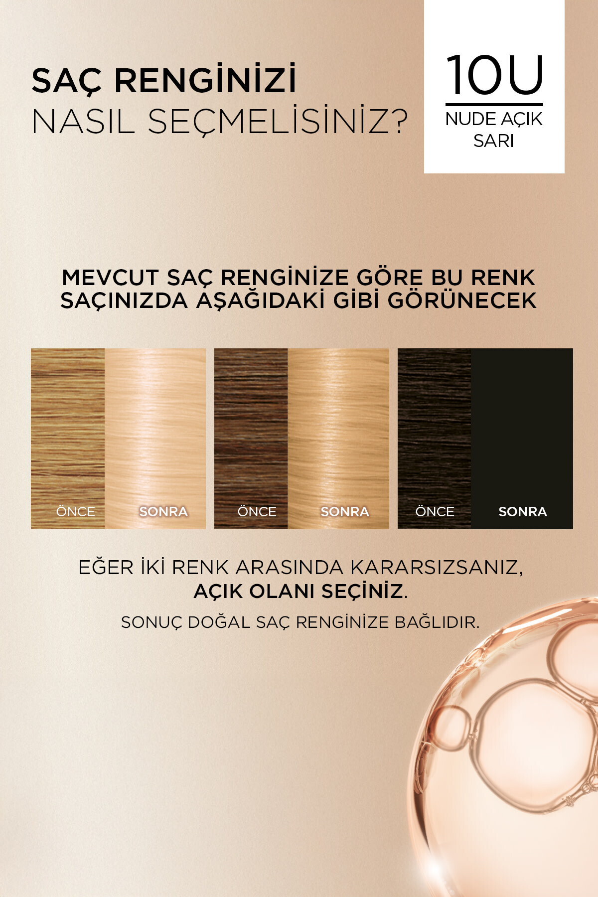 LOREAL PARİS EXCELLENCE CREME 10U AÇIK SARI SAÇ BOYASI-