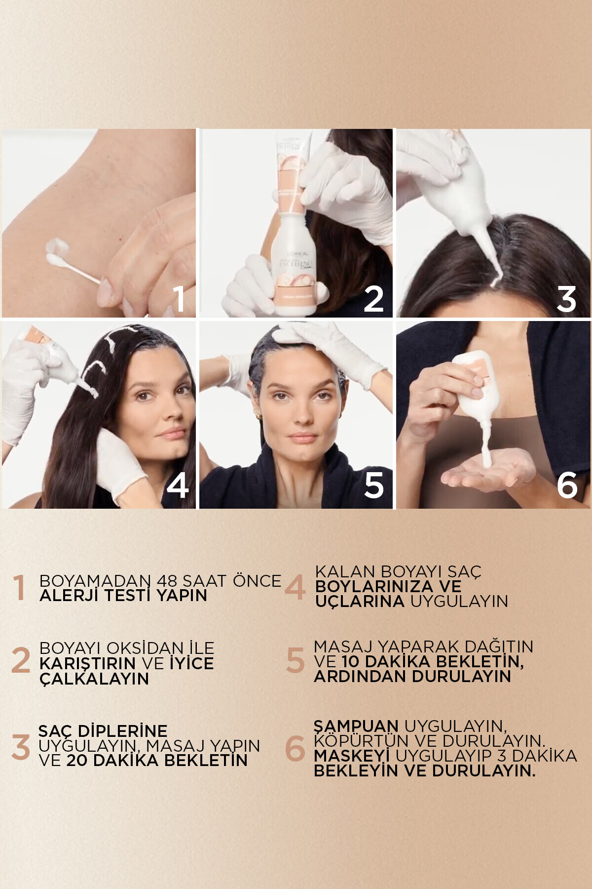 LOREAL PARİS EXCELLENCE CREME 10U AÇIK SARI SAÇ BOYASI-