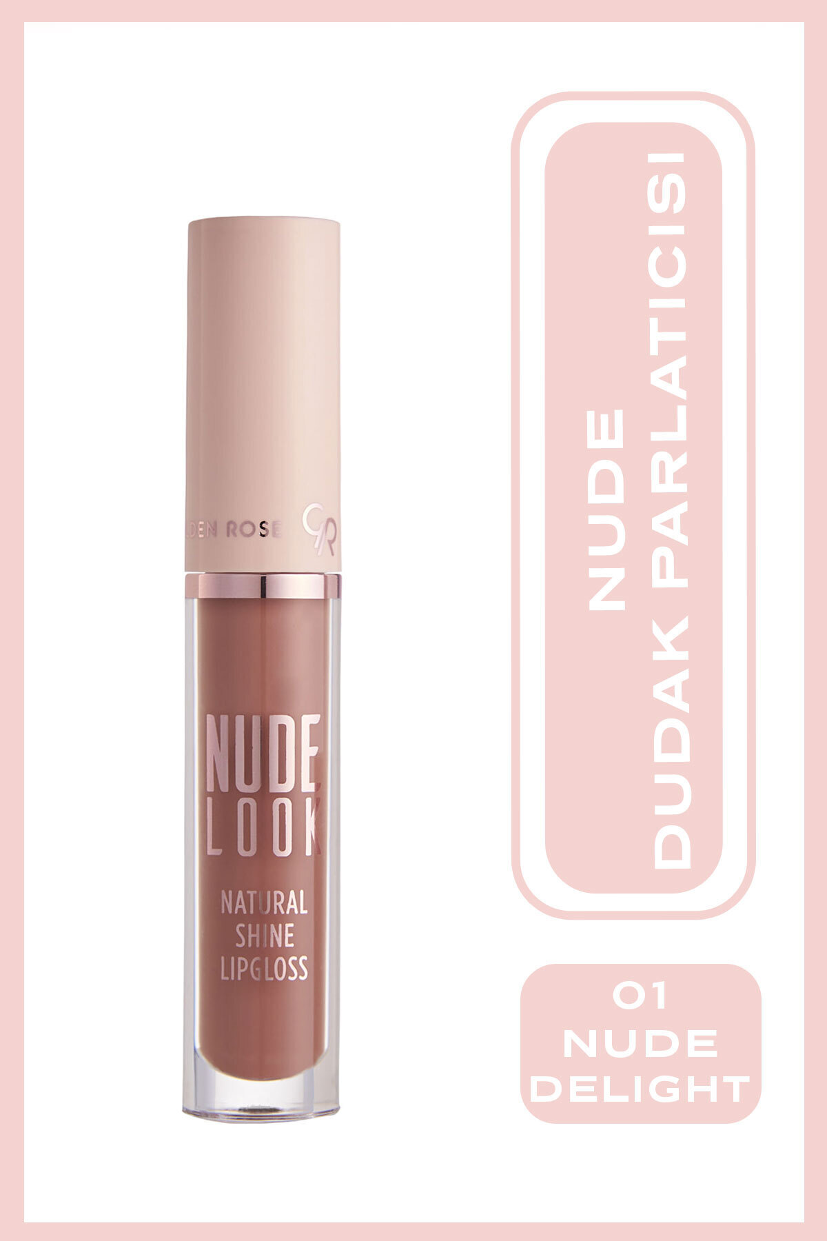Golden Rose Doğal Işıltılı Parlatıcı No:01Nude DeL-