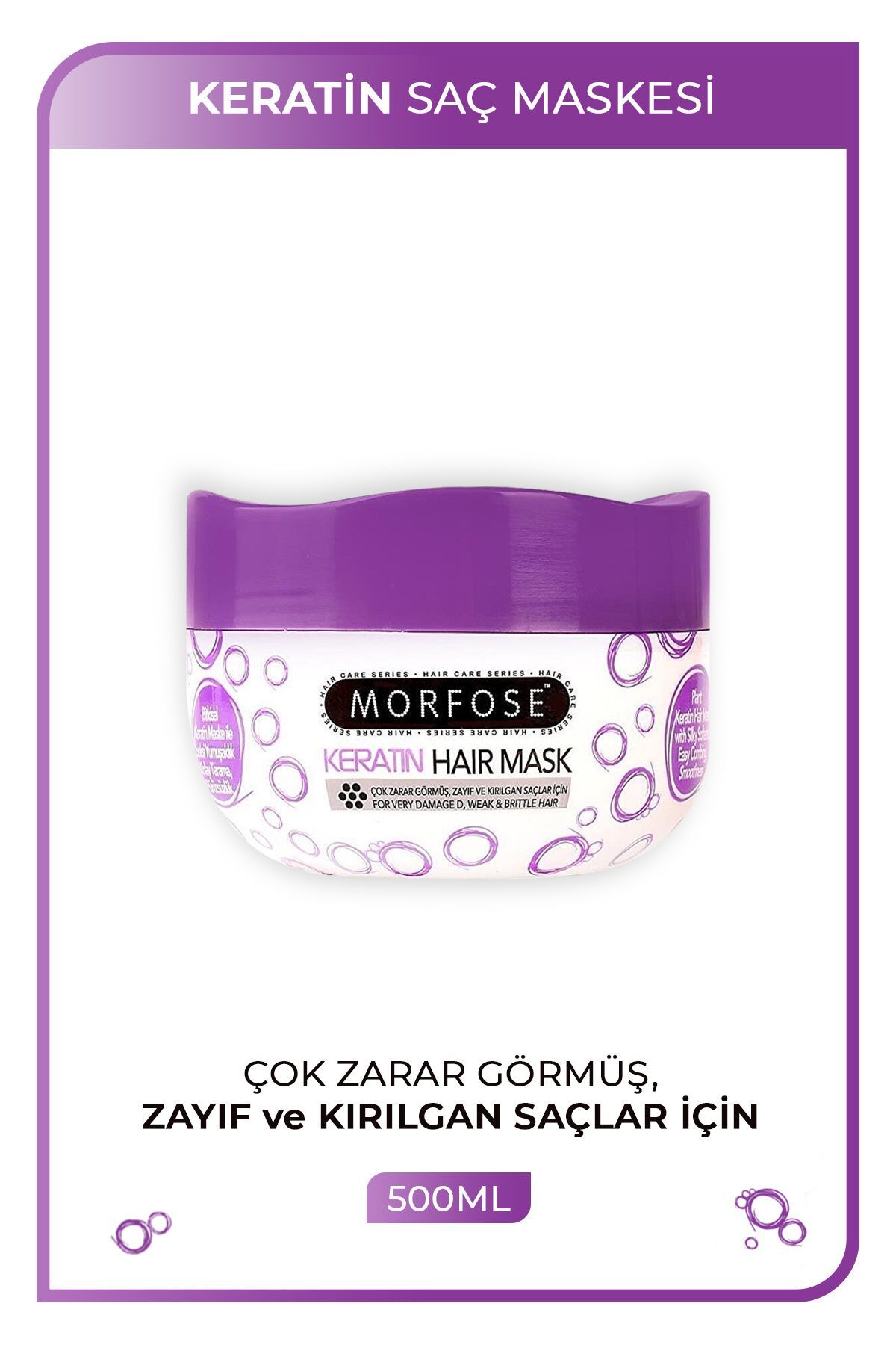 MORFOSE KERATİN SAÇ MASKESİ 500 ML-