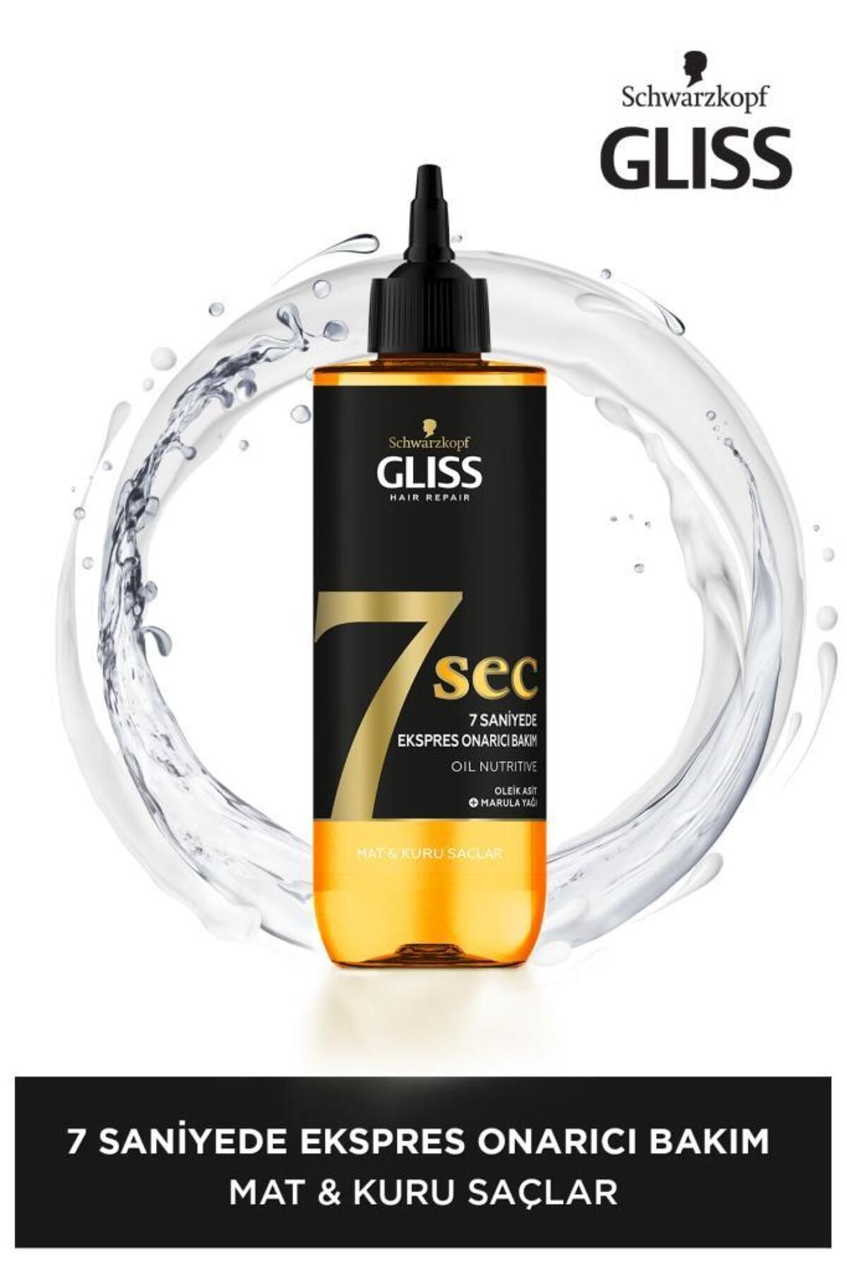 GLİSS 7SEC EKSPRESS ONARICI BAKIM OİL NUTRİTİVE 200ML-