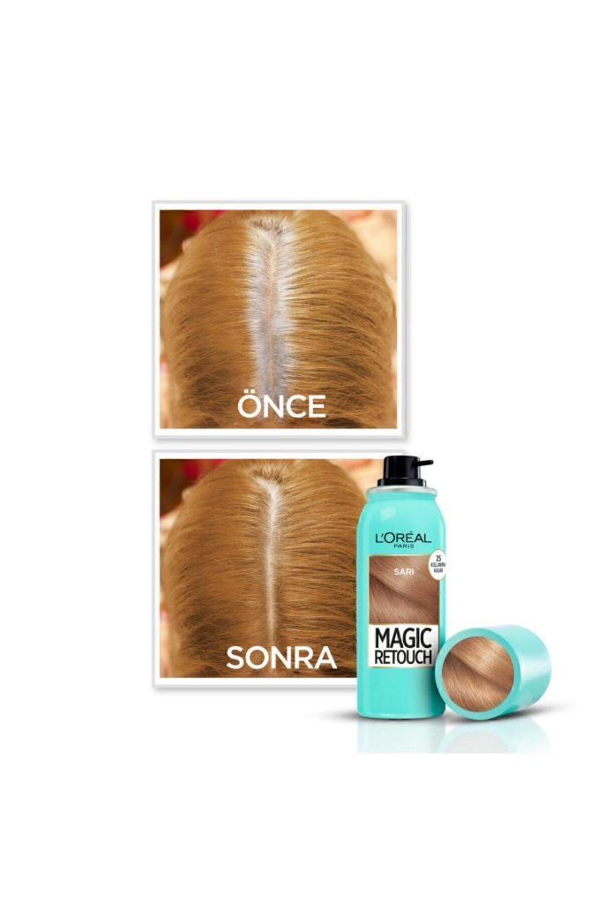 LOREAL PARİS MAGİC RETOUCH BEYAZ  SPREY SARI 75ML-
