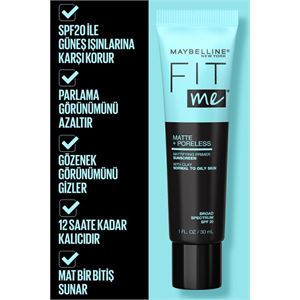 MAYBELLİNE NEW YORK FİT ME MATLAŞTIRICI BAZ-