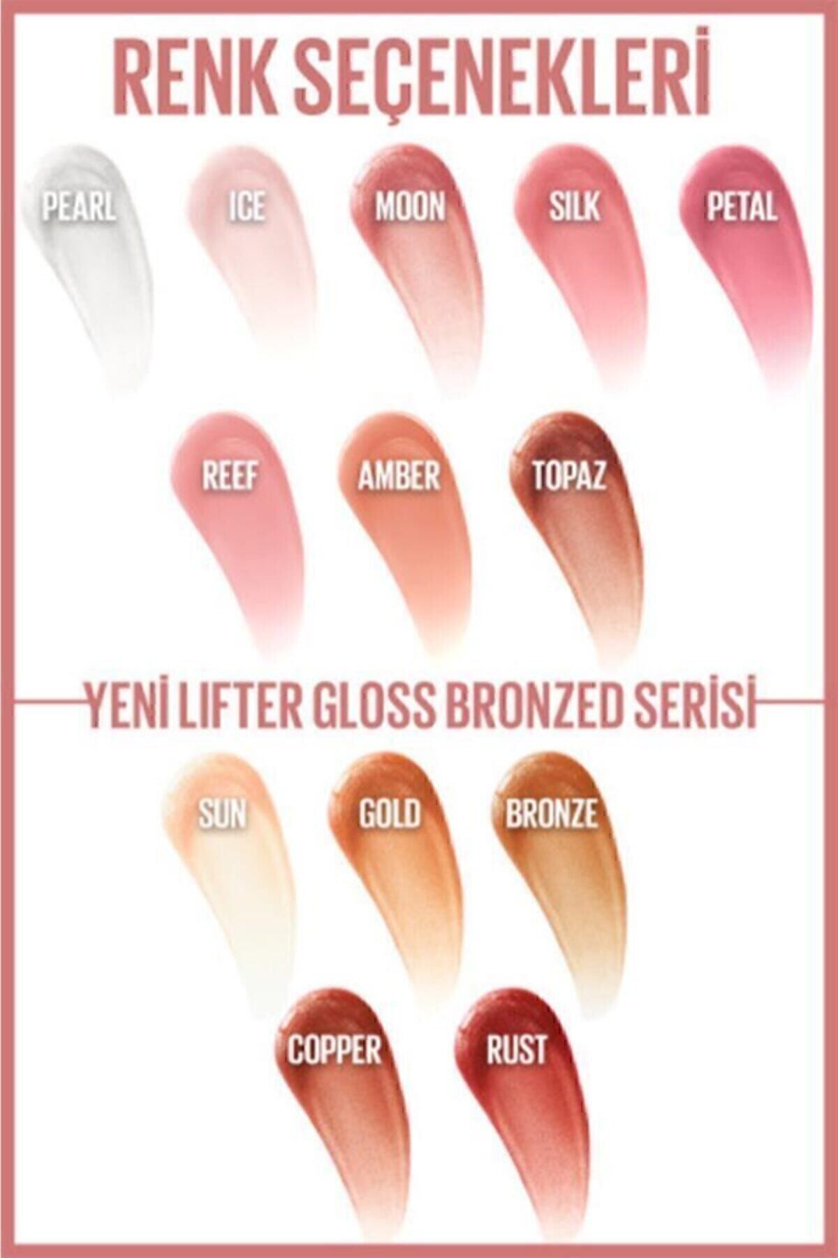 MAYBELİNE LİFTER GLOS DUDAK PARLATICISI 017 COPPER-