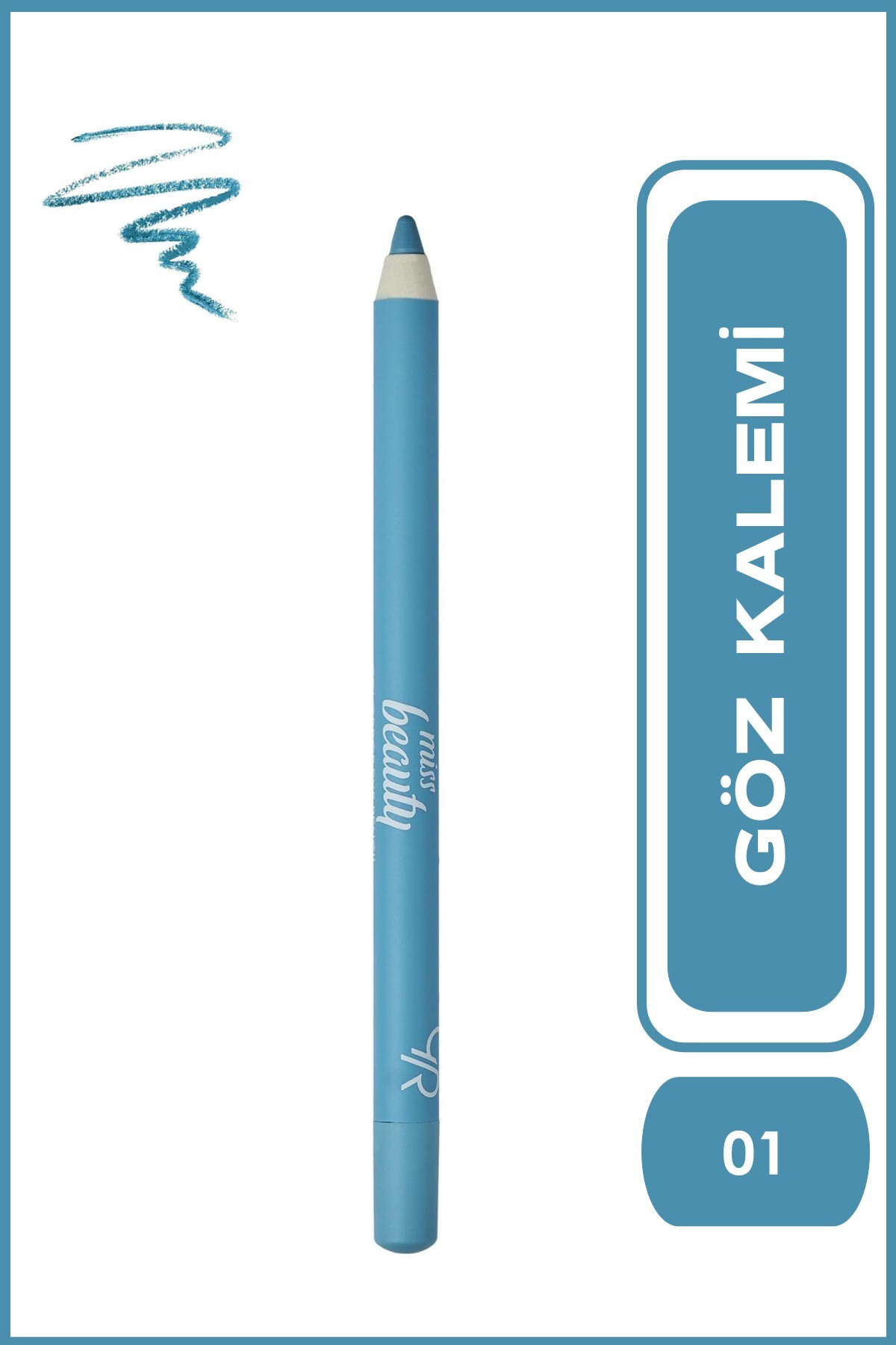 GOLDEN ROSE NO:01 OCEAN BLUE GÖZ KALEMİ-