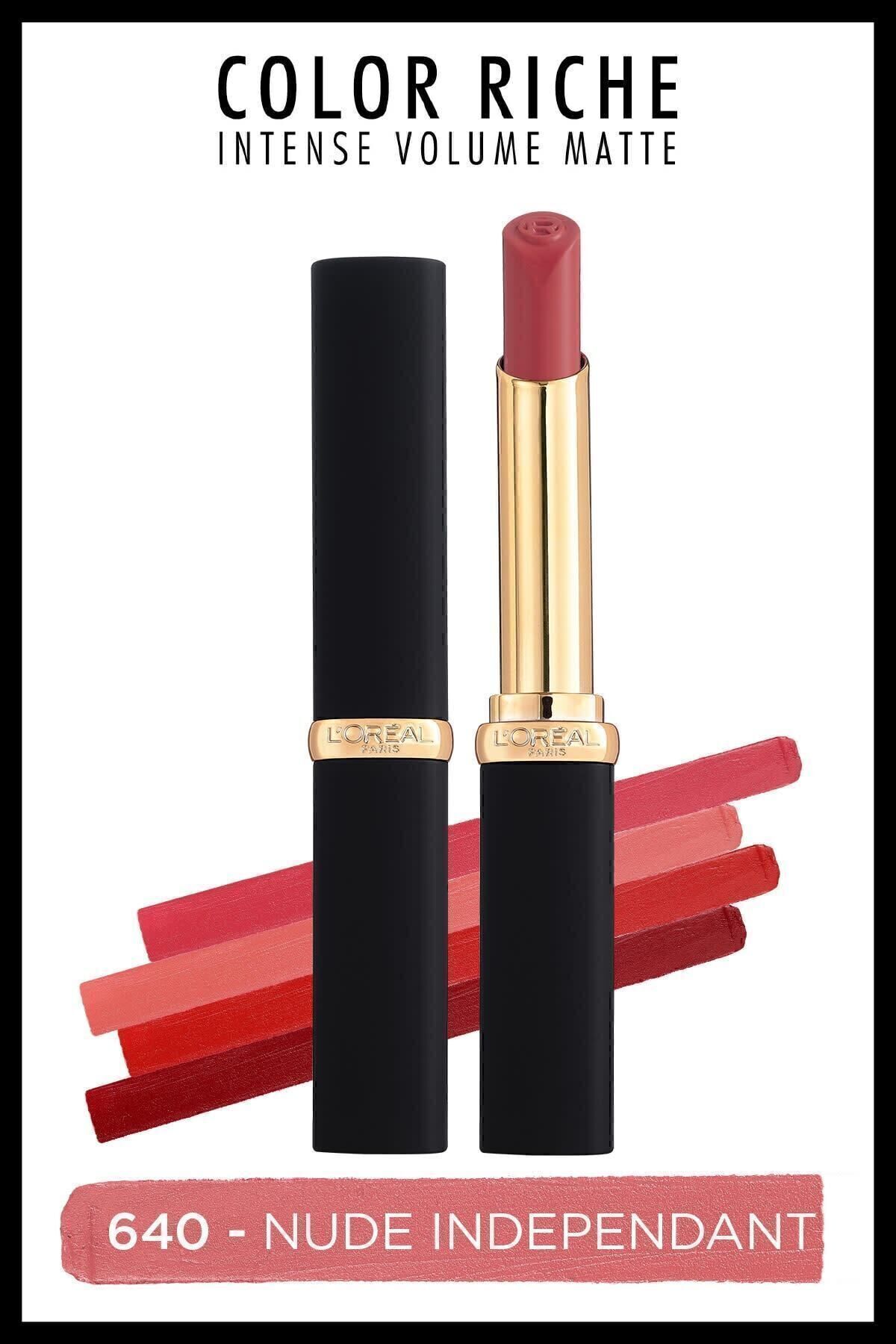 LOREAL PARİS COLOR RCHE INTENSE VOLME MATTE RUJ:640-