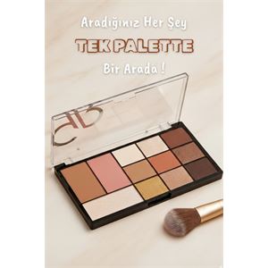 GOLDEN ROSE   CITY STYLE FACE&EYE PALETTE NO:01-WARM-