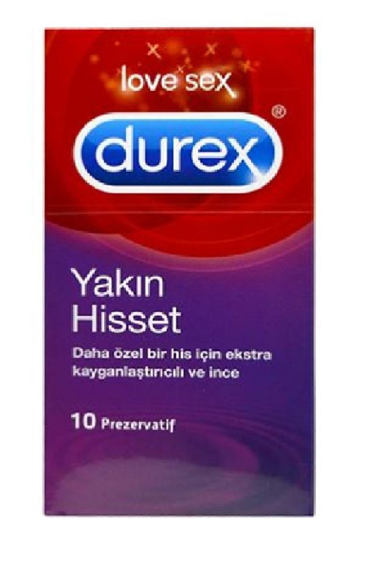 DUREX YAKIN HİSSET 10LU PREZERVATİF-