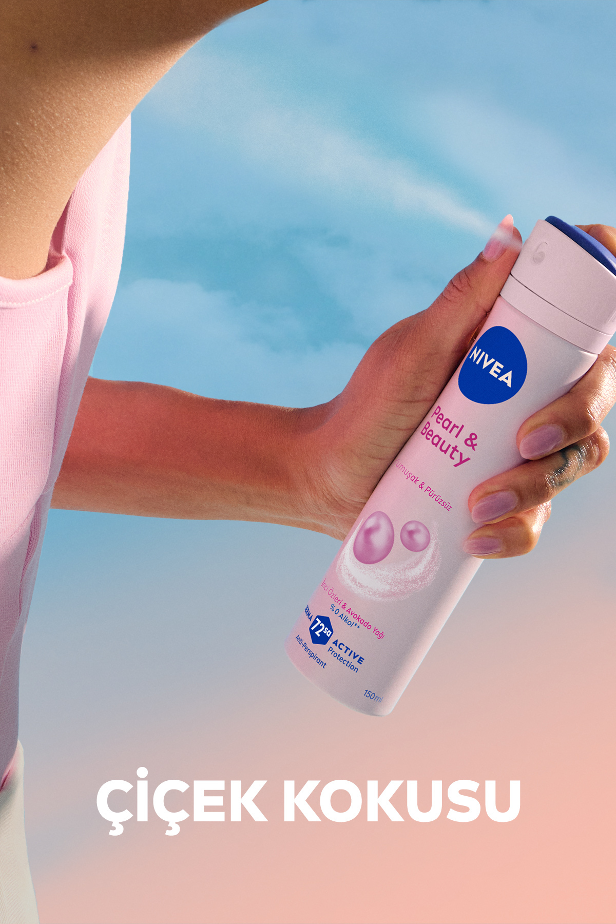 NİVEA KADIN SPREY DEODORANT PEARL & BEAUTY 150ML-