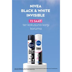 NİVEA KADIN  BLACK&WHİTE INVİSİBLE CLEAR DEODORANT 150ML-