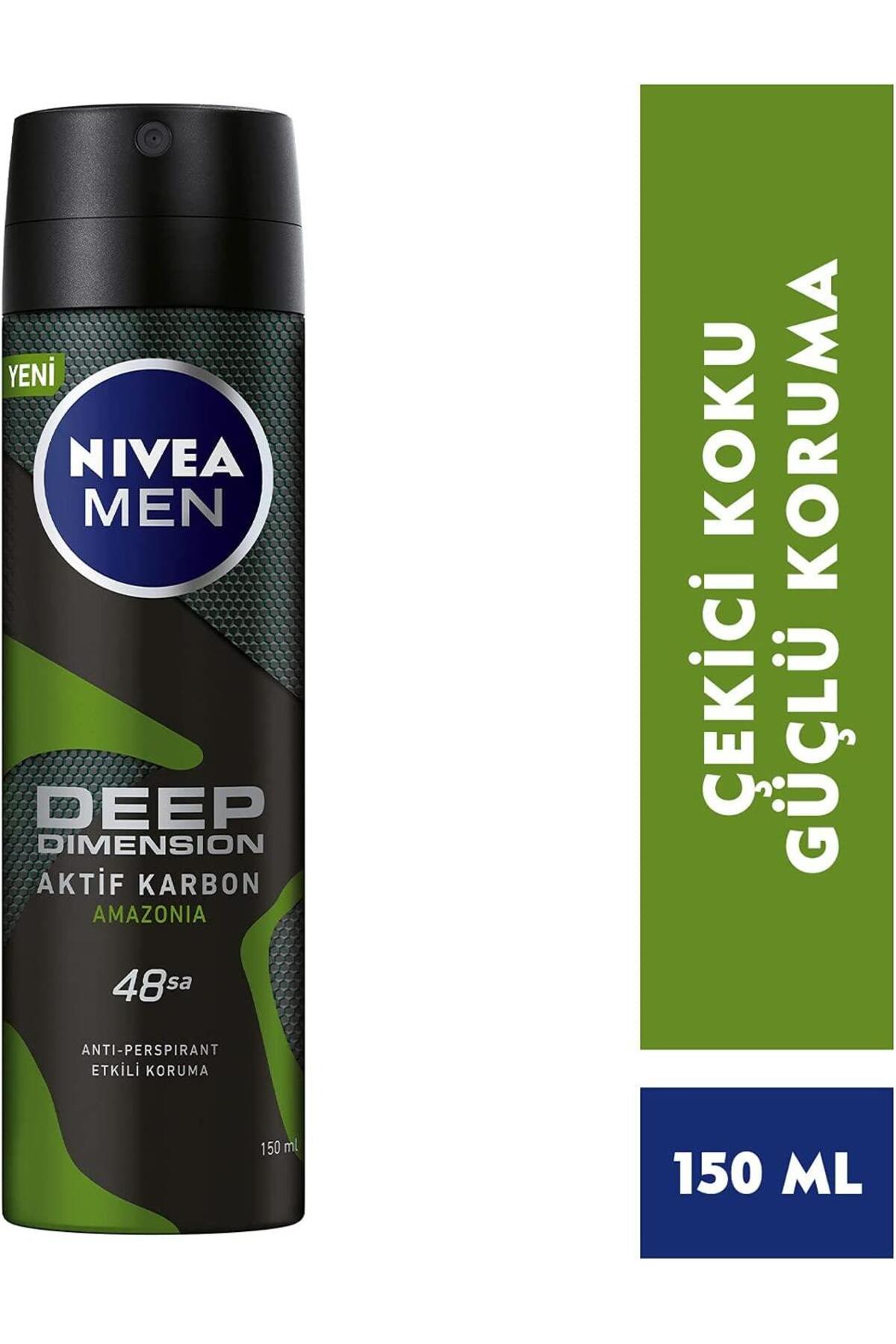 NİVEA MEN ERKEK DEEP DİMENSİON AMAZONİA DEODORANT 150ML-