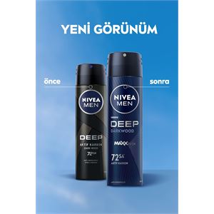 NİVEA MEN ERKEK  DEEPDİMENSON KARBON DEODORANT 150ML-