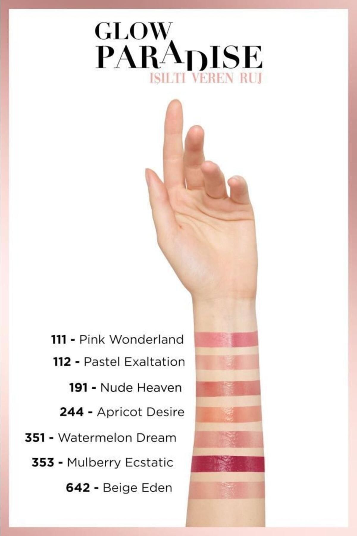 LOreal Paris Glw Paradise Balminipstick Ruj 353 NO-
