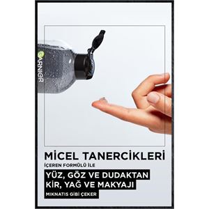 GARNİER MİCELLAR KÖMÜR KUSURSUZ MAKYAJ TEMİZLEYİCİ JEL 400-