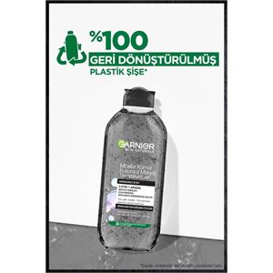 GARNİER MİCELLAR KÖMÜR KUSURSUZ MAKYAJ TEMİZLEYİCİ JEL 400-