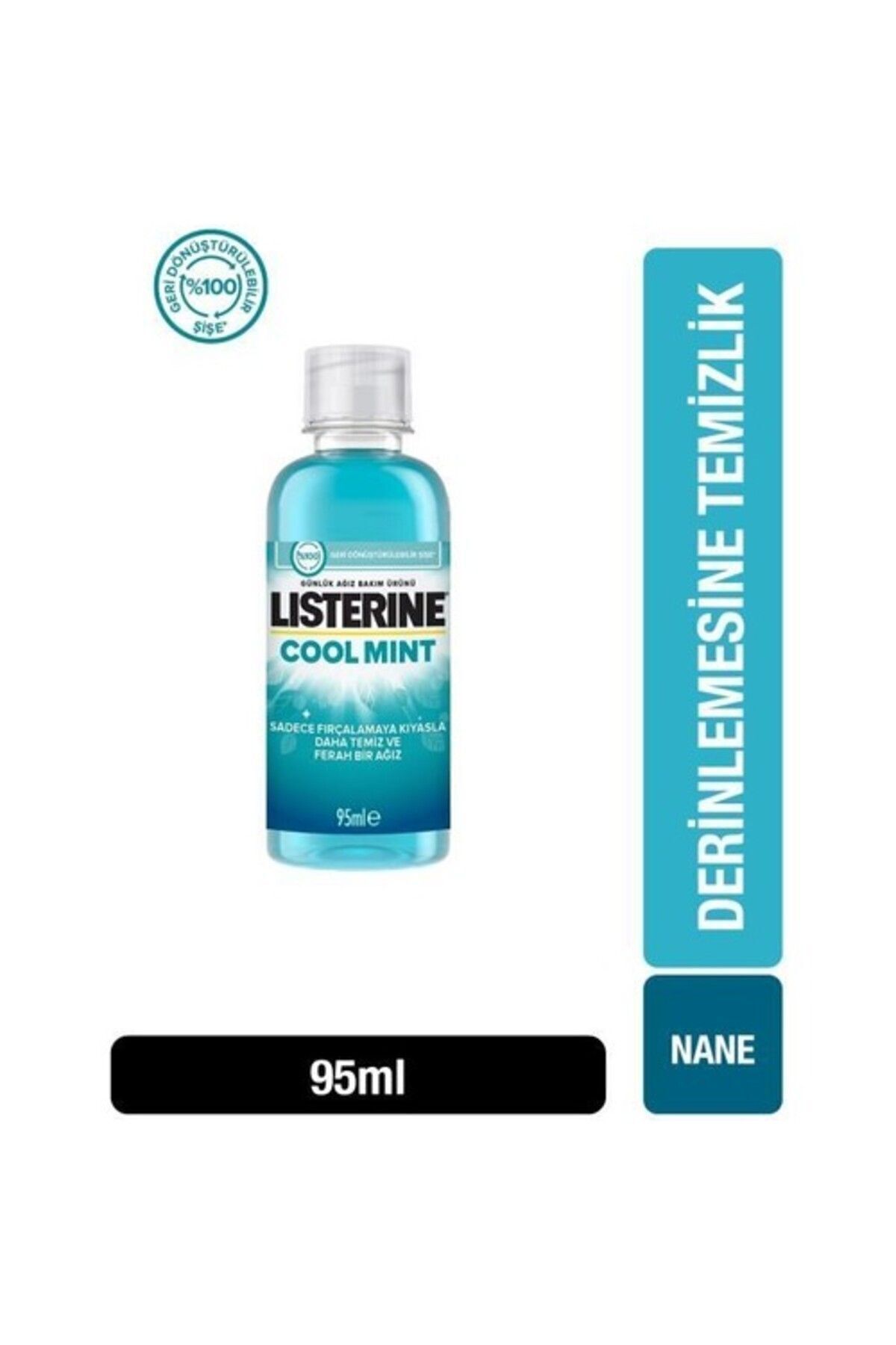LİSTERİNE COOL MİNT AĞIZ BAKIM SUYU 95 ML-