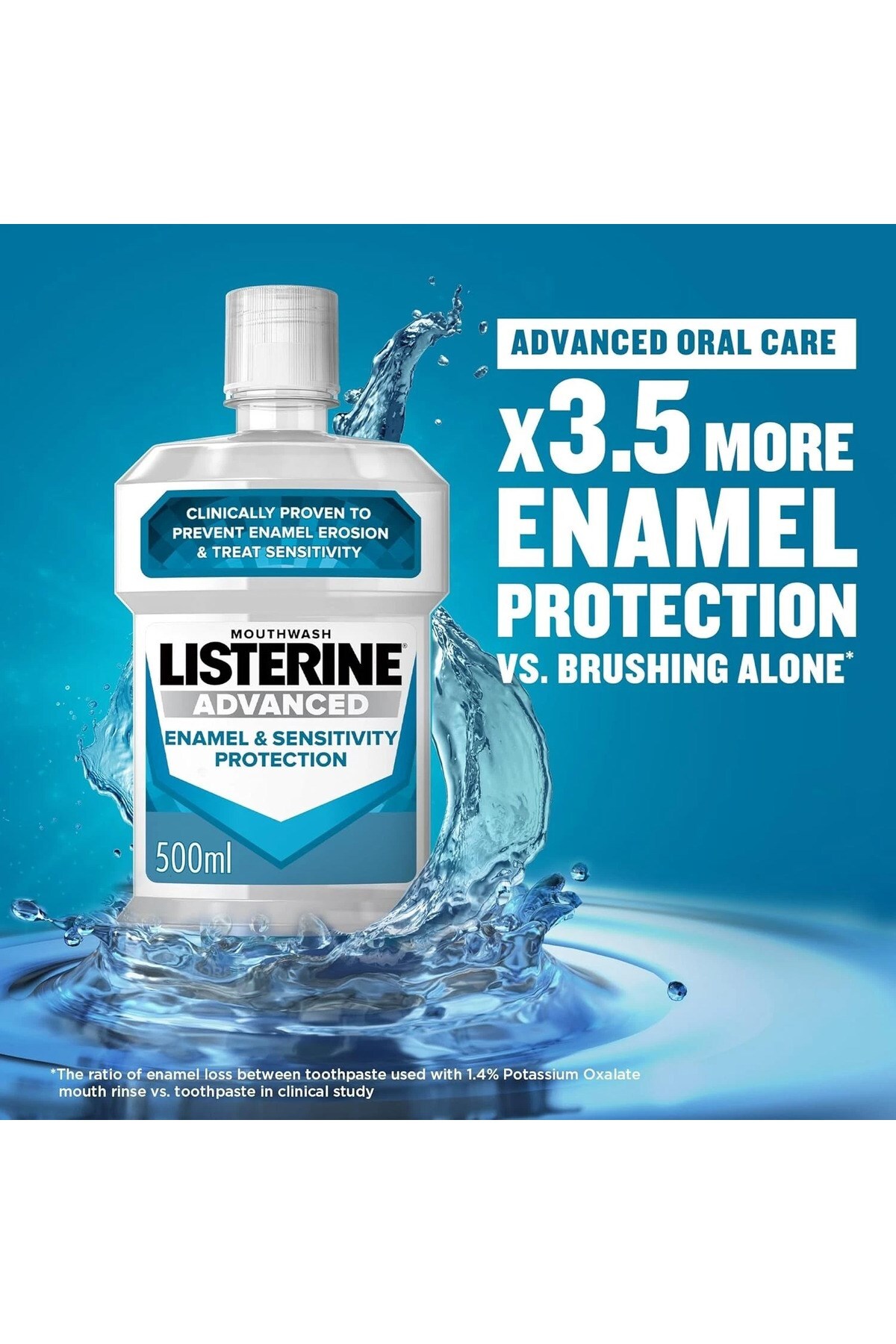 LİSTERİNE ADVANCED DEFENCE SENSTİVE AĞIZ BAKIM SUYU 250ML-