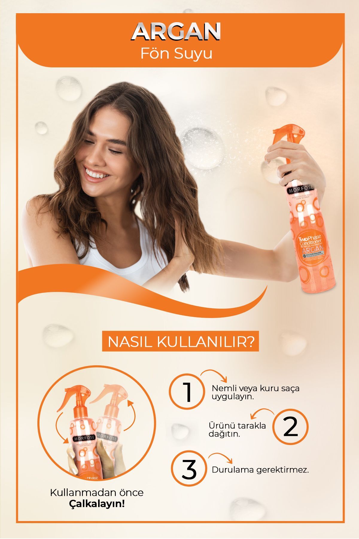 MORFOSE FÖN SUYU ARGAN 400 ML-