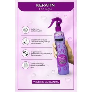 MORFOSE KERATİN IÇERİKLİ FÖN SUYU MOR 400 ML-