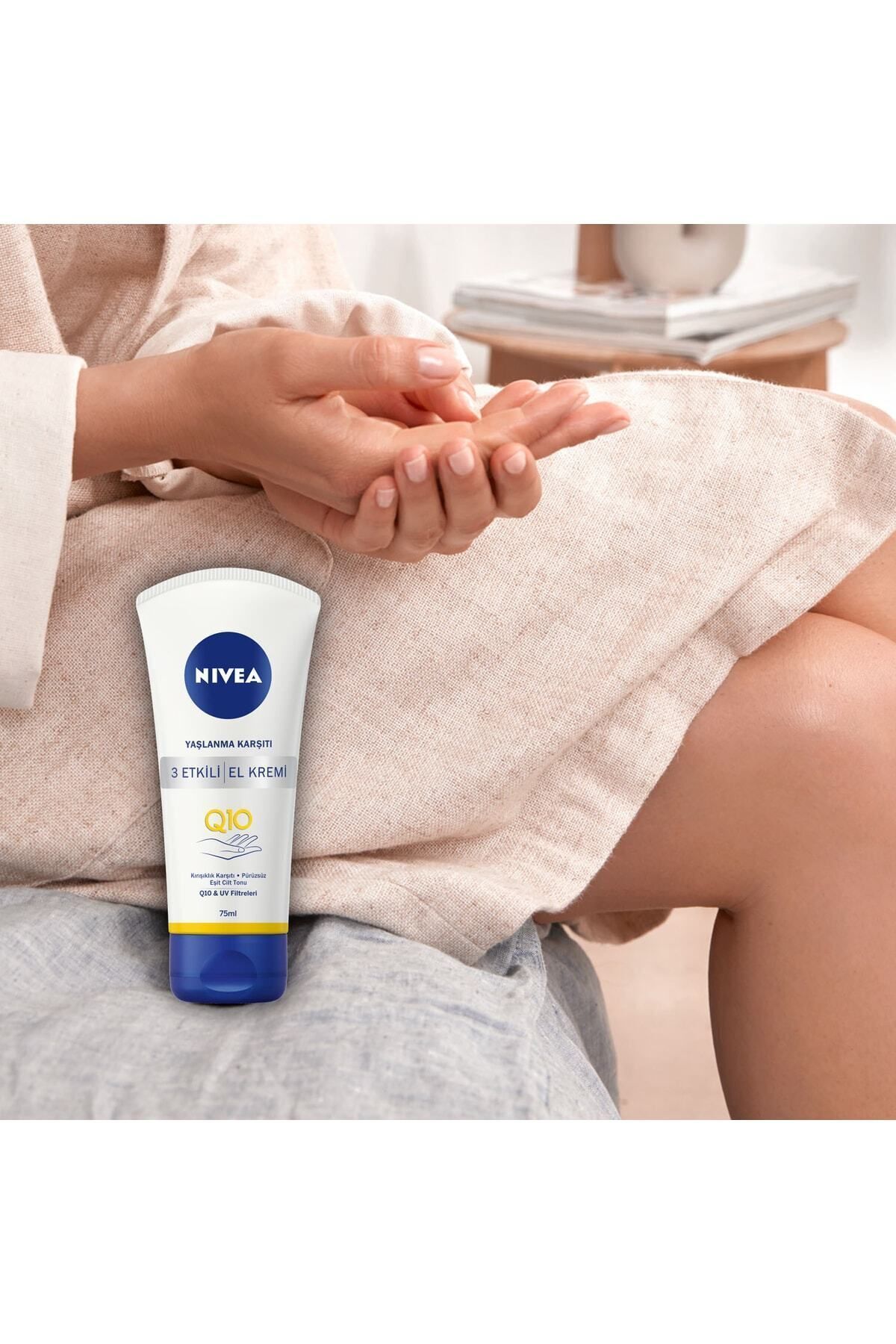 NİVEA Q10 YAŞLANMA KARŞITI EL KREMİ 75ML-