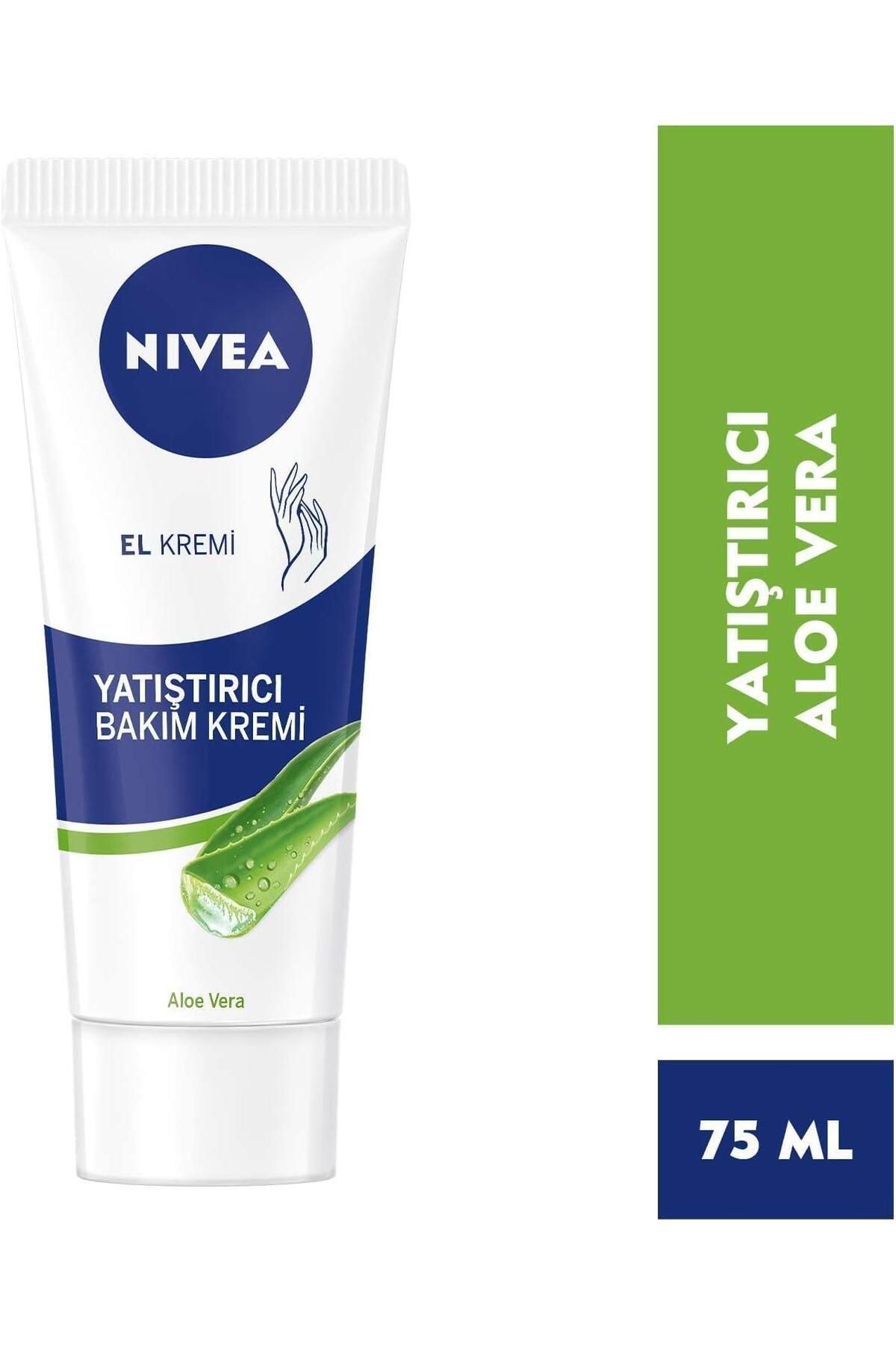 NİVEA YATIŞTIRICI  ALOE VERA JOJOBA EL KREMİ 75ML-