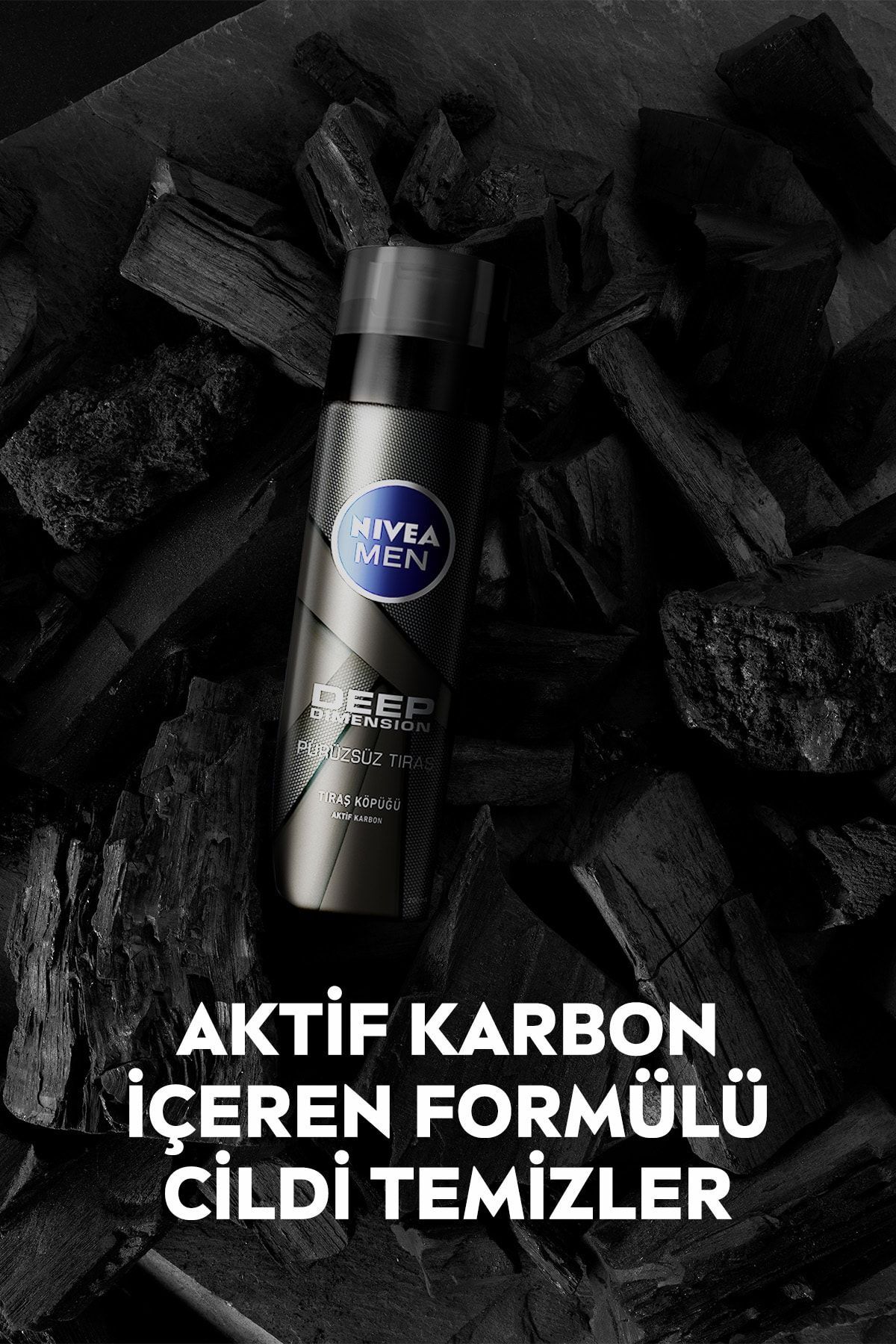 NİVEA MEN DEEP DİMENSİON TIRAŞ JELİ  KUSURSUZ 200ML-