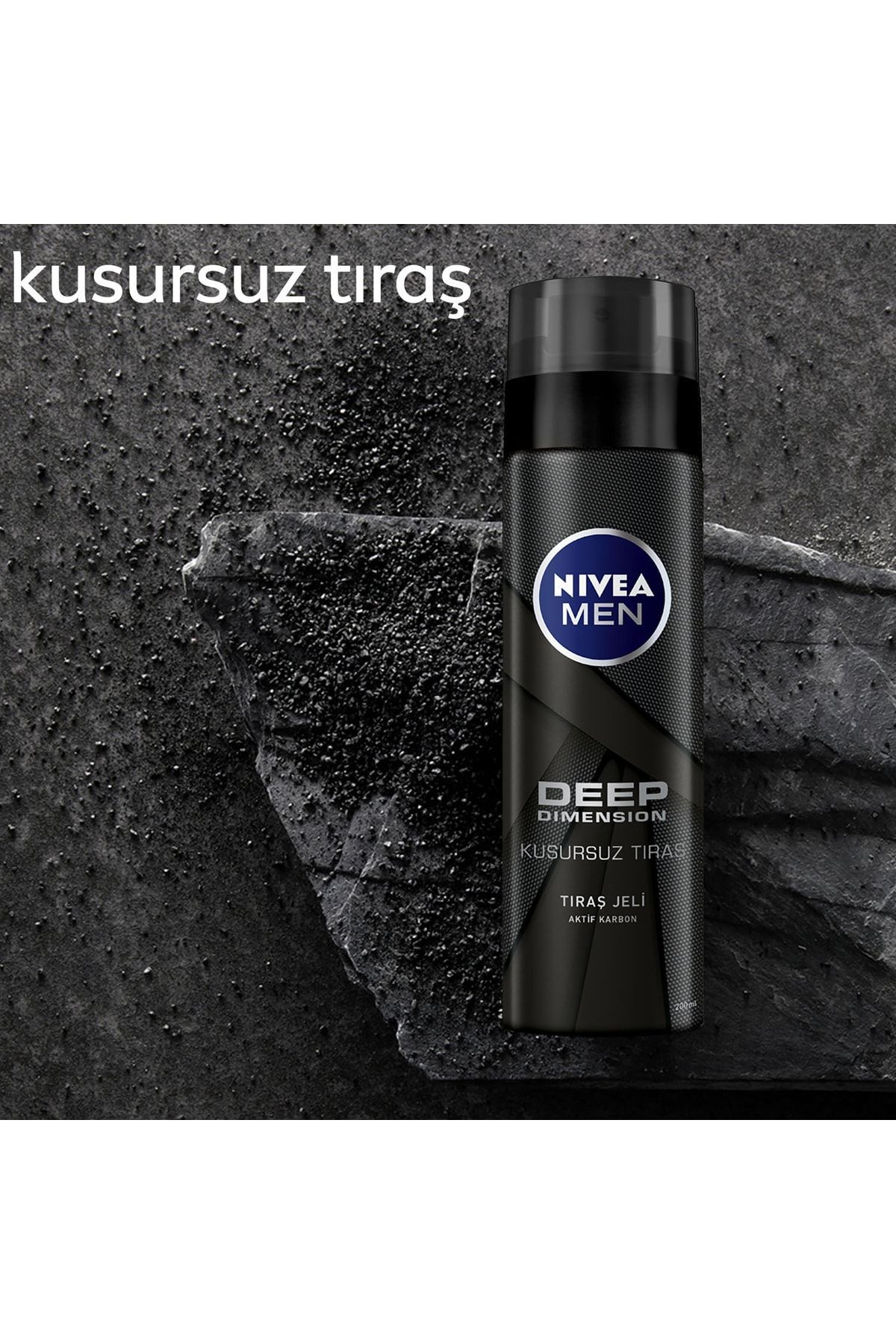 NİVEA MEN DEEP DİMENSİON TIRAŞ JELİ  KUSURSUZ 200ML-