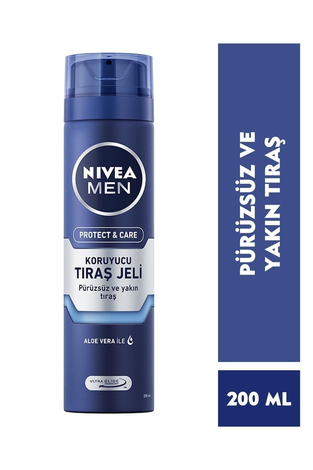 NİVEA MEN PROTECT&CARE TIRAŞ JELİ KURU CİLT 200ML-