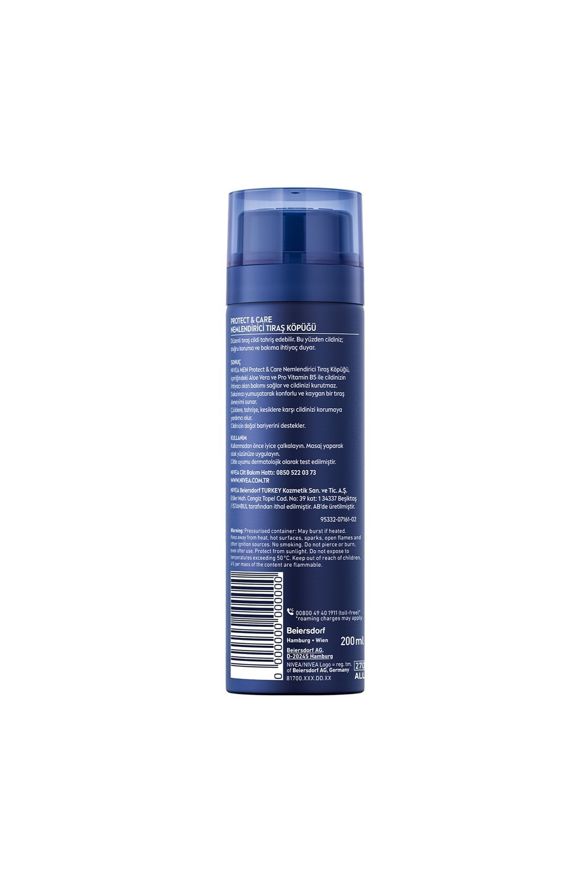 NİVEA MEN PROTECT&CARE TIRAŞ JELİ KURU CİLT 200ML-