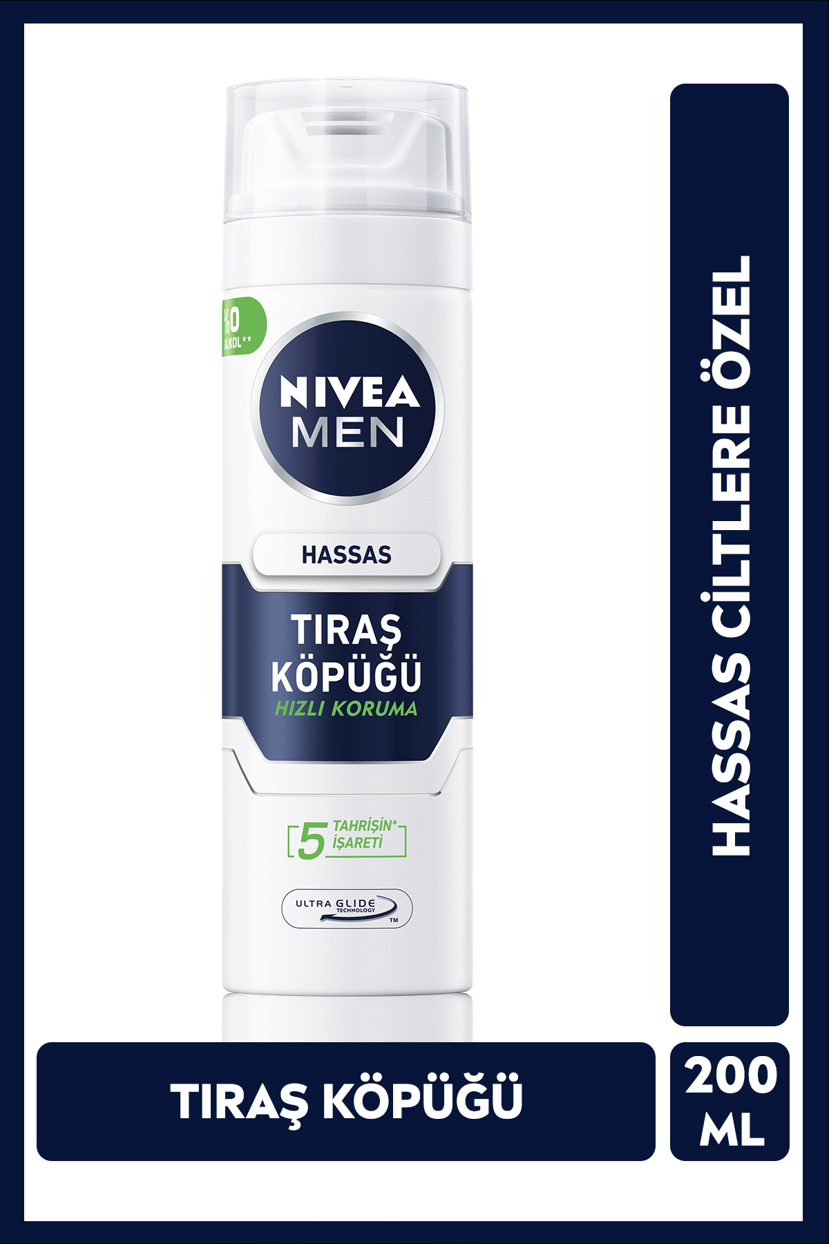 NİVEA MEN HASSAS TIRAŞ KÖPÜĞÜ 200ML-