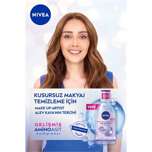 NİVEA YATIŞTIRICI MİCELLAR MAKYAJ TEMİZLEME SUYU 400ML-
