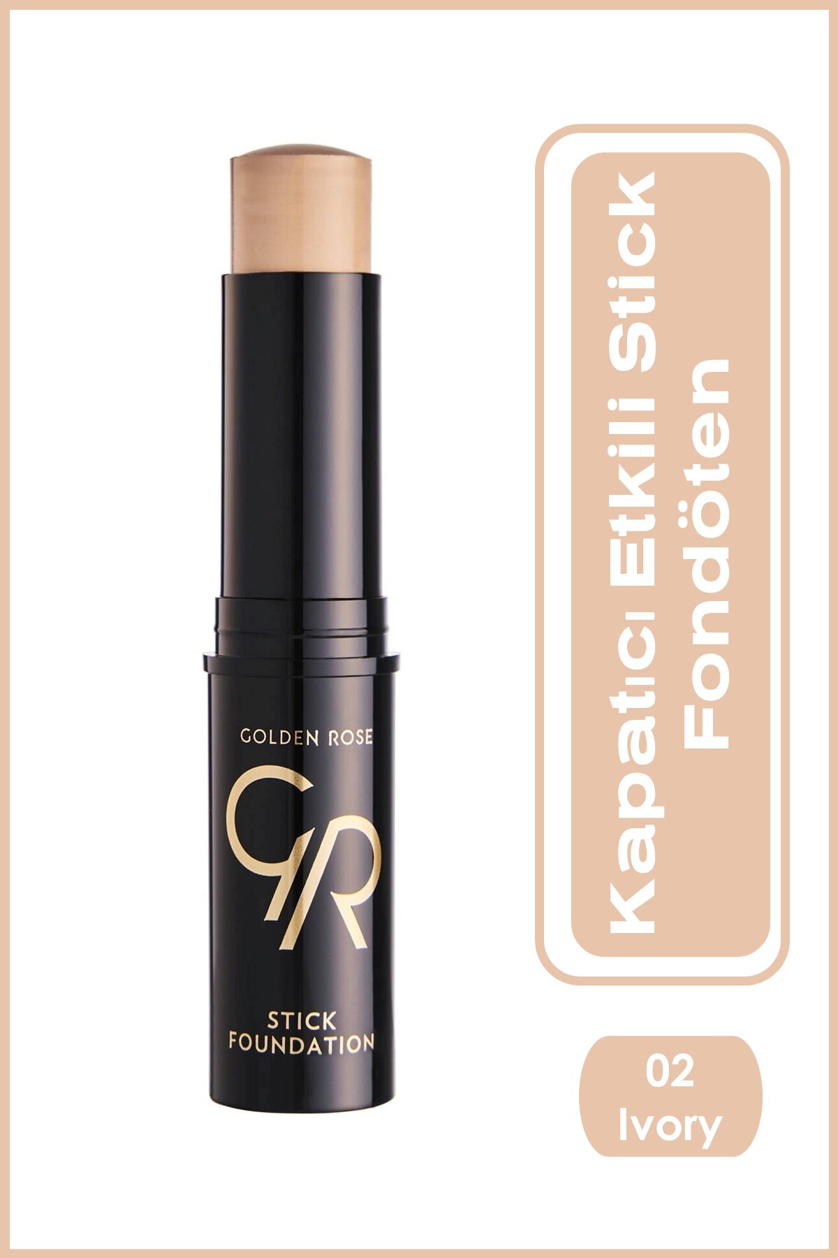 GOLDEN ROSE   STICK FOUNDATION NO:02-