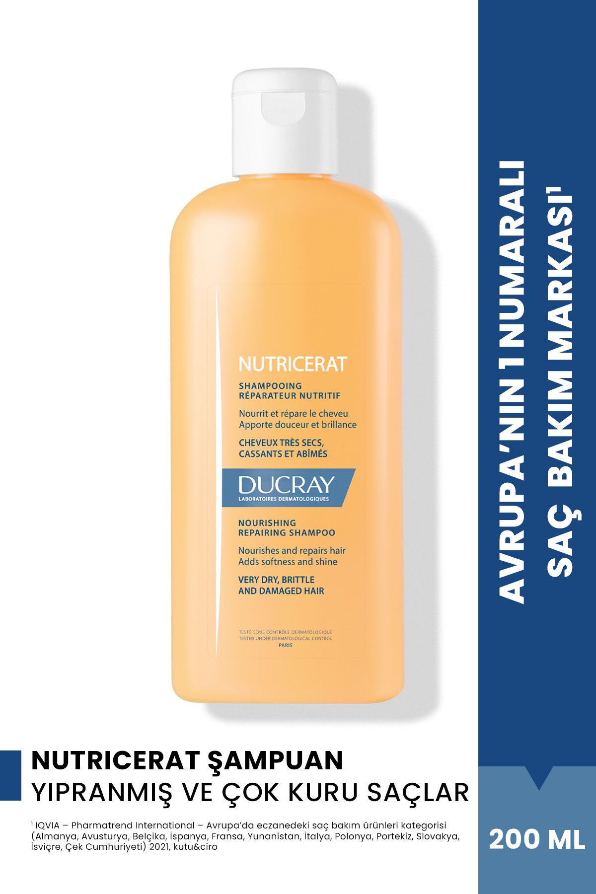 DUCRAY NUTRİCERA BESLEYİCİ ŞAMPUAN 200 ML-