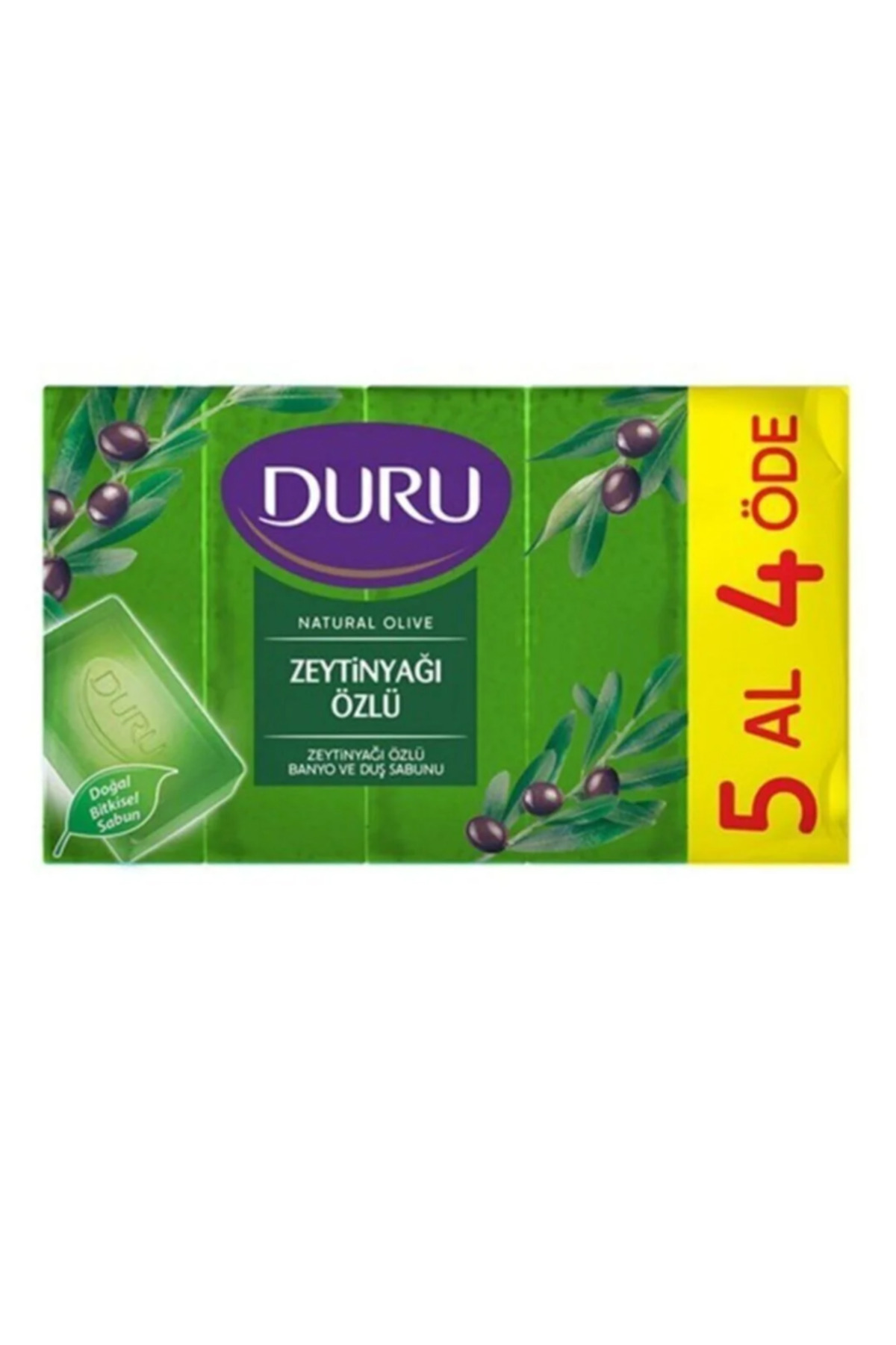 DURU  ZEYTINYAGLI DUS SABUNU 750 GR 5 AL 4 ODE-