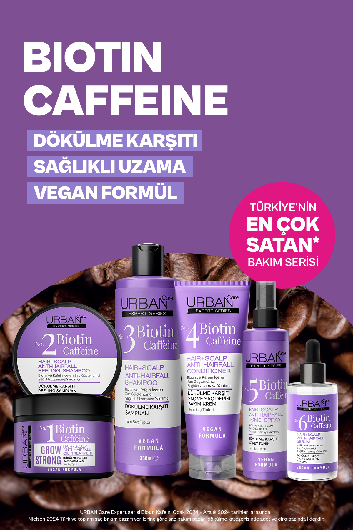 URBAN CARE BİOTİNVEKAFEİN DÖKÜLME KARŞTI SAÇ TONİK 200ML-