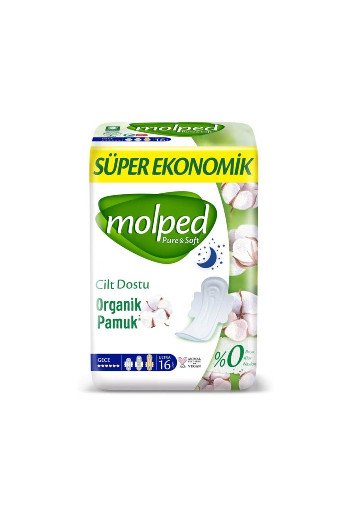 MOLPED ULTRA GECE 16LI HİJYENİK PED-