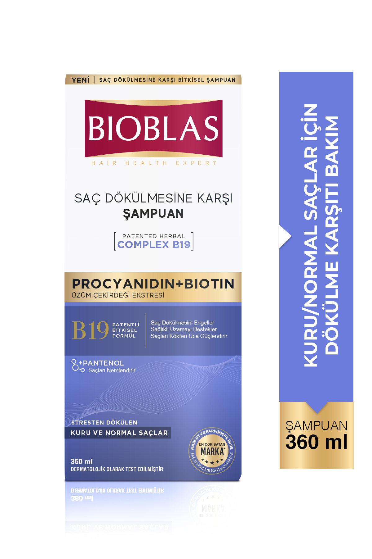 BİOBLAS DÖKÜLEN SAÇLAR İÇİN ANTİSTRES ŞAMPUAN 360ML-