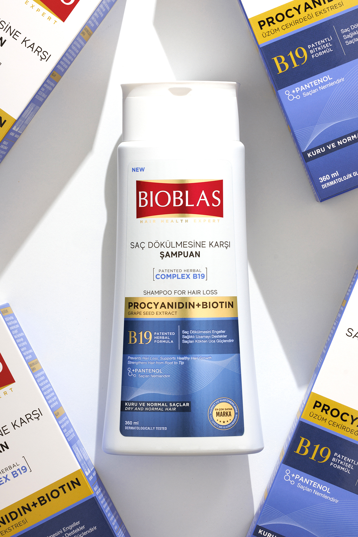 BİOBLAS DÖKÜLEN SAÇLAR İÇİN ANTİSTRES ŞAMPUAN 360ML-