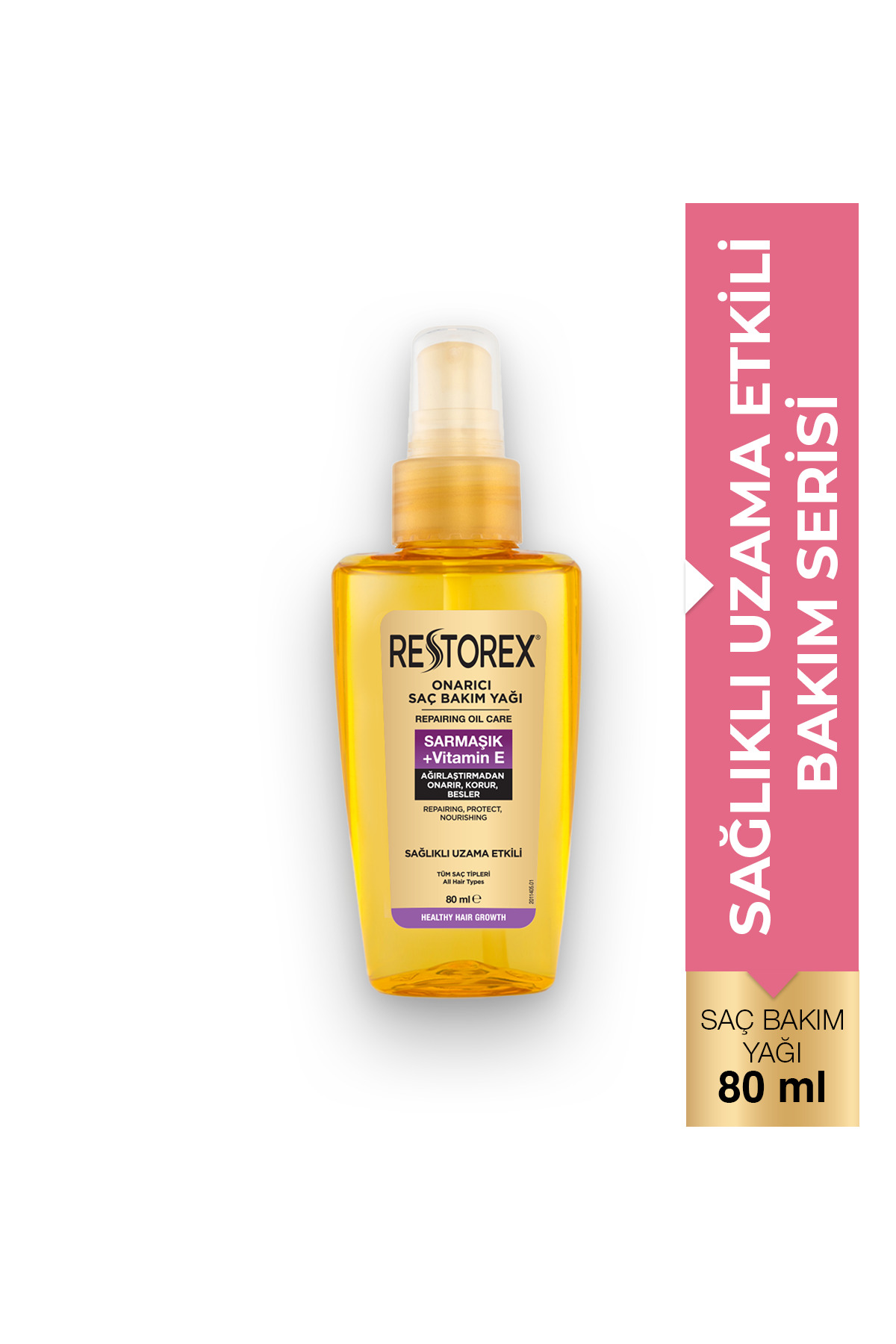 RESTOREX SAĞLIKLI UZAMA ETKİL ONARICI SAÇ BAKIM YAĞI 100ML-