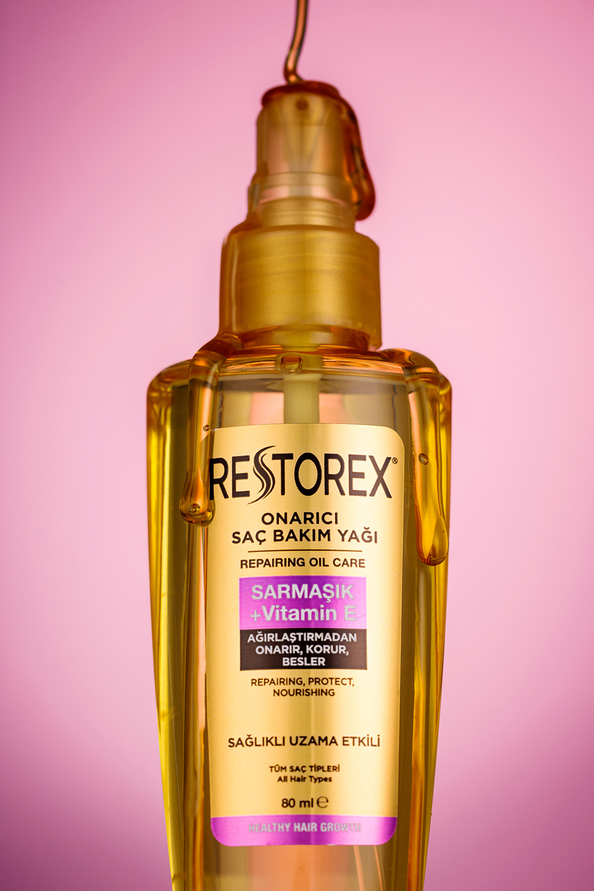 RESTOREX SAĞLIKLI UZAMA ETKİL ONARICI SAÇ BAKIM YAĞI 100ML-