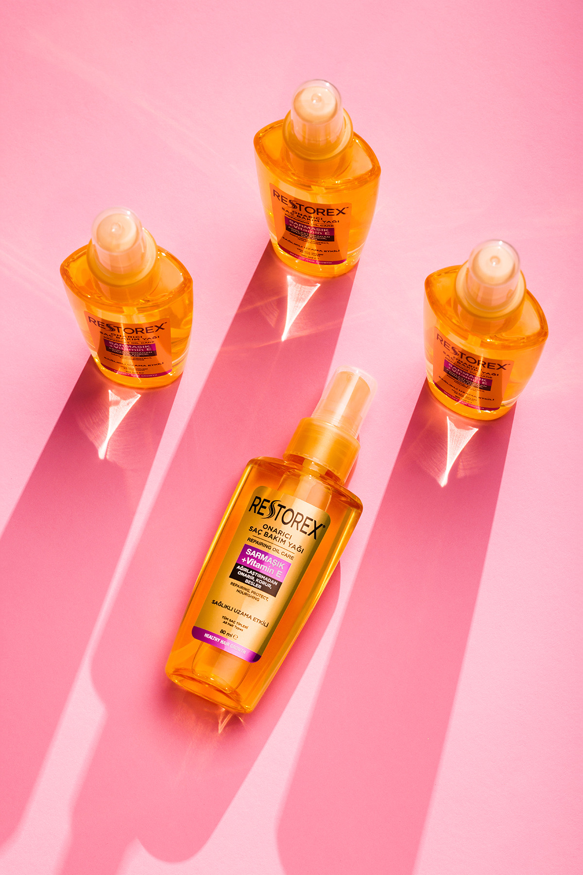 RESTOREX SAĞLIKLI UZAMA ETKİL ONARICI SAÇ BAKIM YAĞI 100ML-