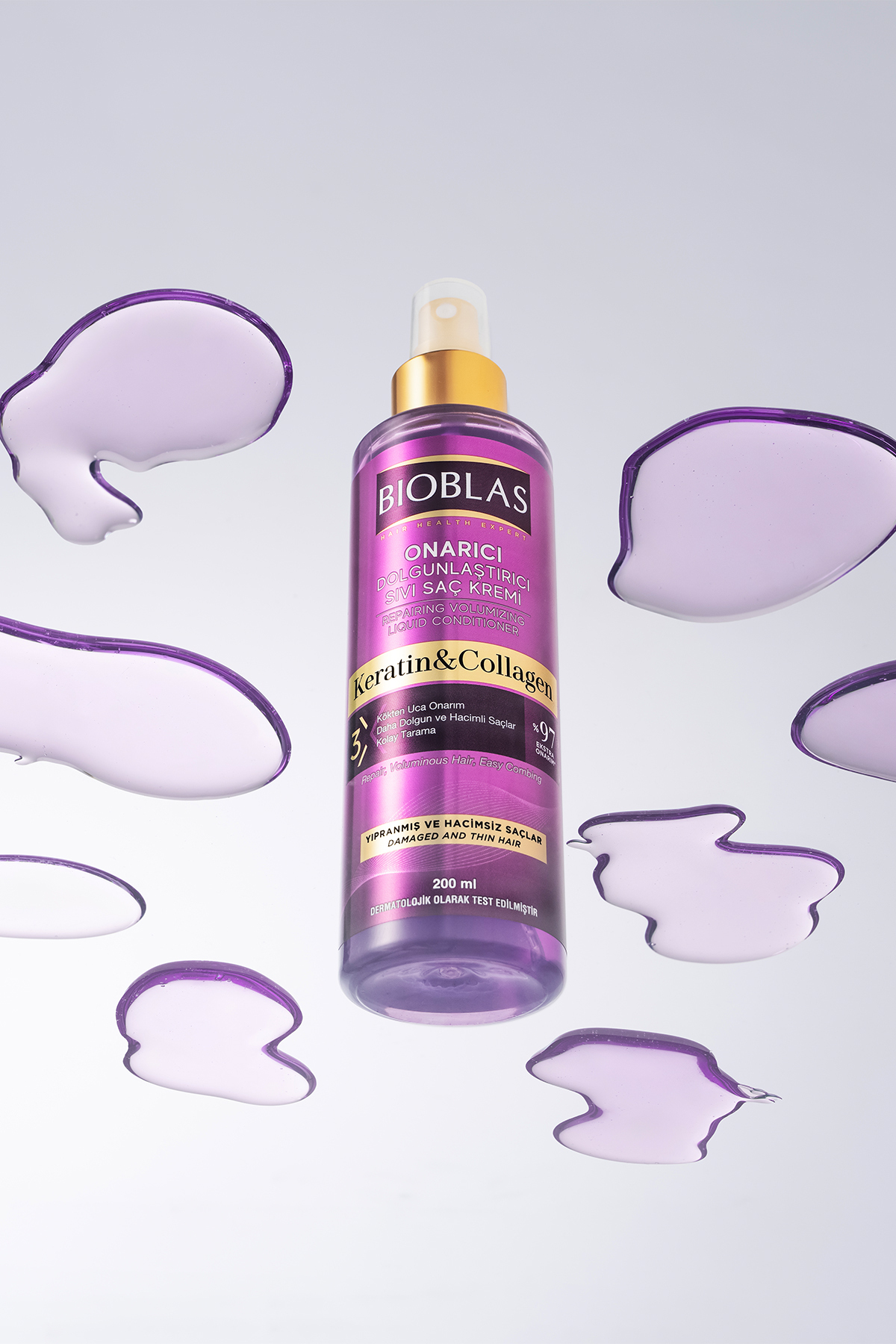 BİOBLAS KOLAJEN+KERATİN SIVI SAÇ KREMİ 200ML-