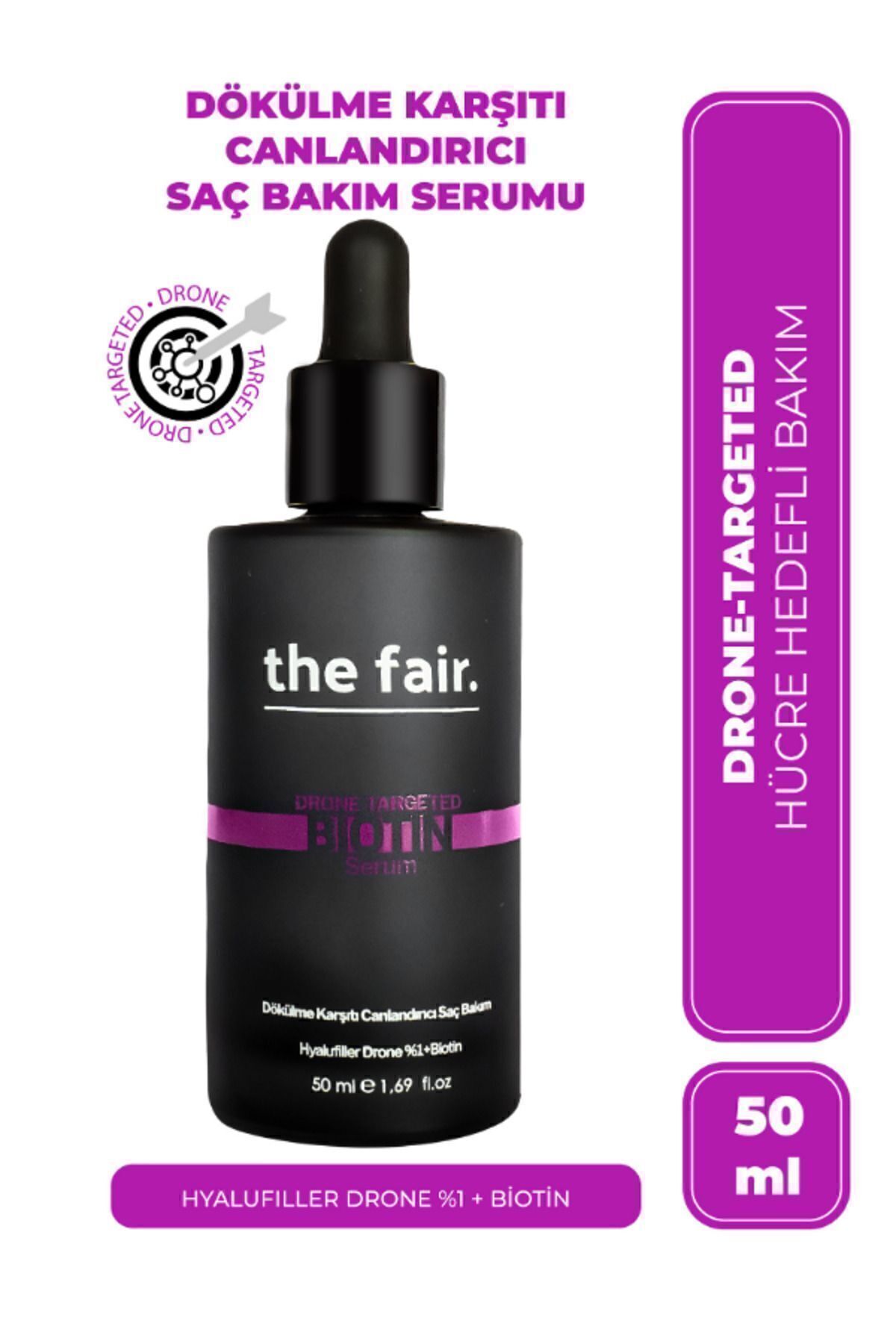 THE FAİR TARGETED BİOTİN  %1 HYALUFİLLER DRONE +B SAÇ SERUMU 50ML-