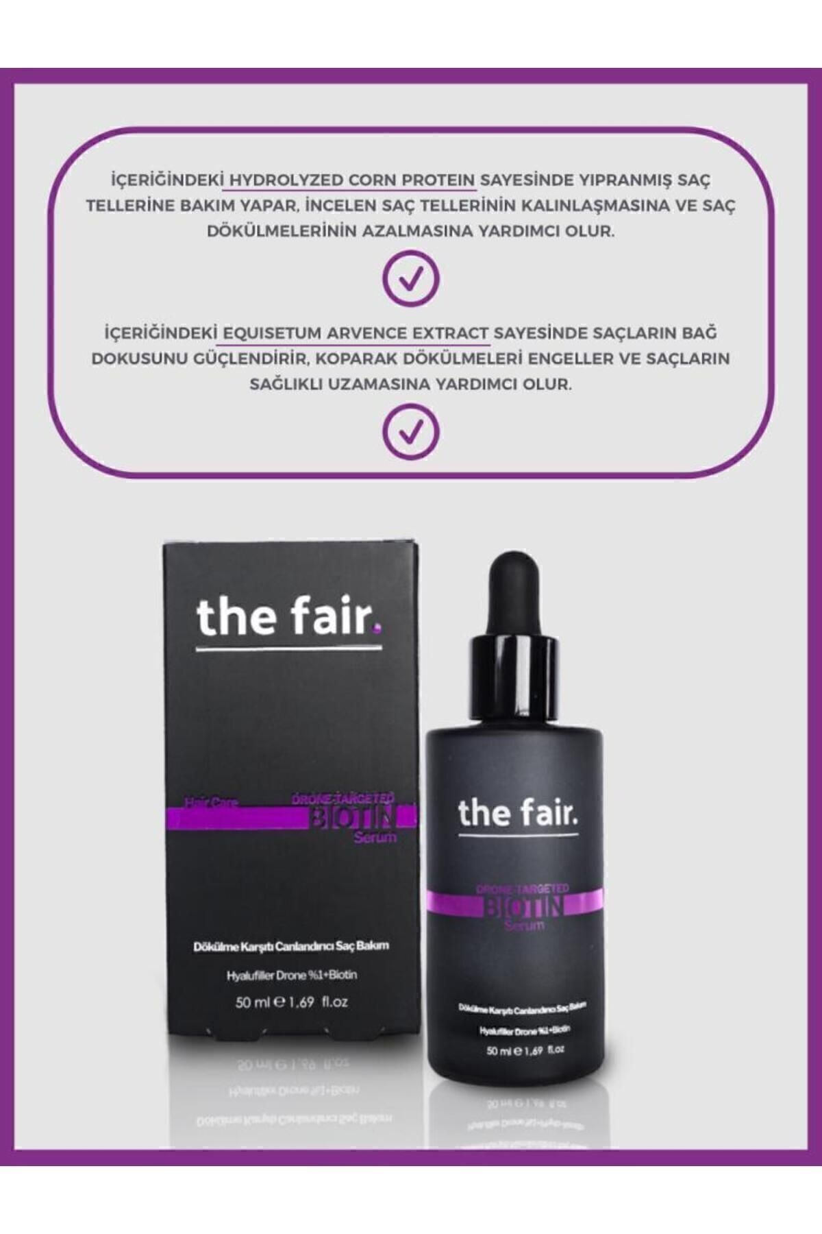 THE FAİR TARGETED BİOTİN  %1 HYALUFİLLER DRONE +B SAÇ SERUMU 50ML-