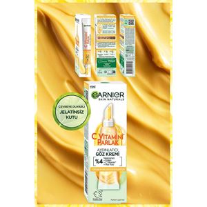 GARNİER C VİTAMİNİ PARLAK AYDINLATICI GÖZ KREMİ 15ML-