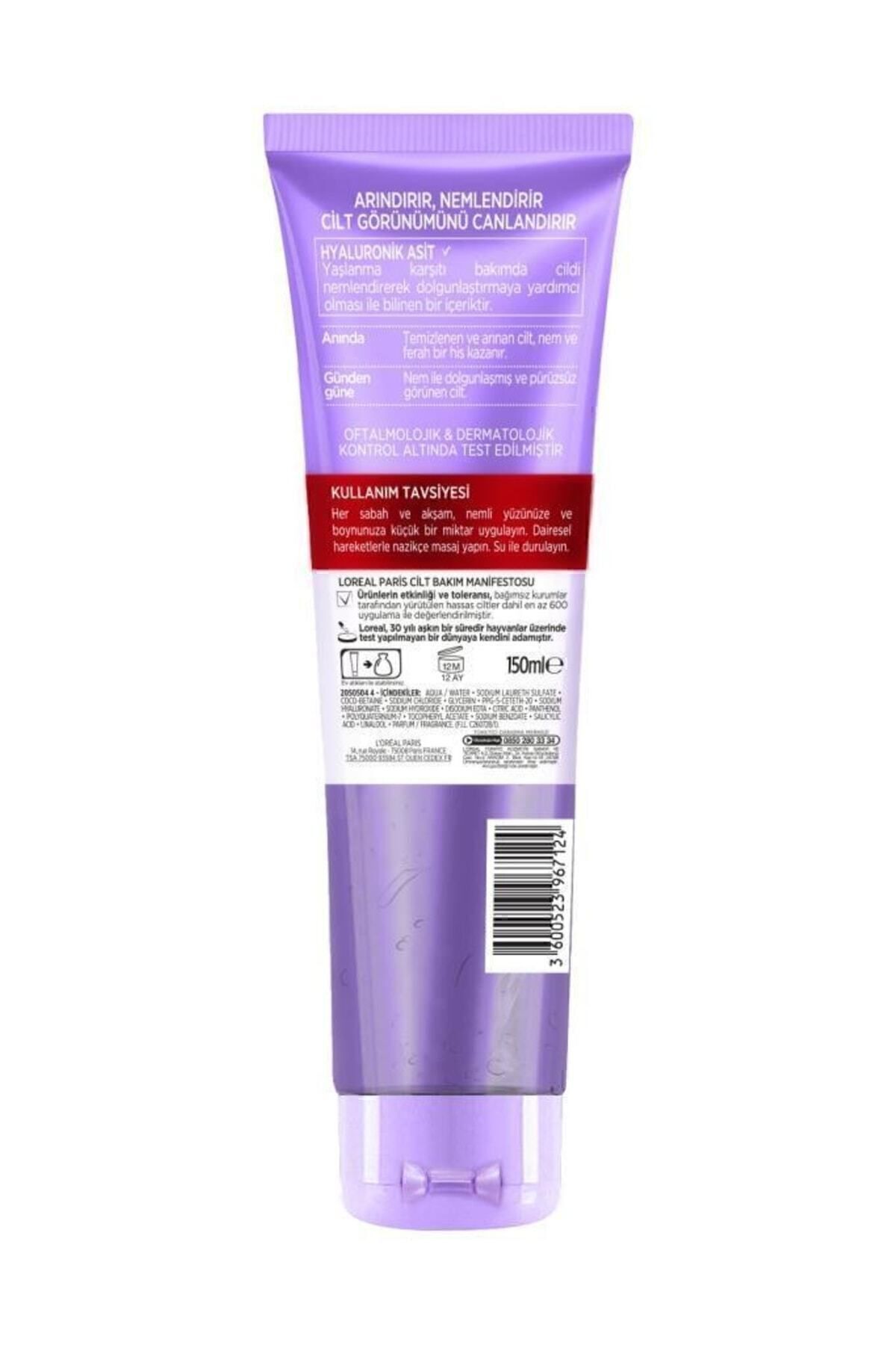 LORÉAL  PARİS REVİTALİFT FİLLER DOLGUNLAŞTIRICI TEMİZLEME JELİ 150ML-