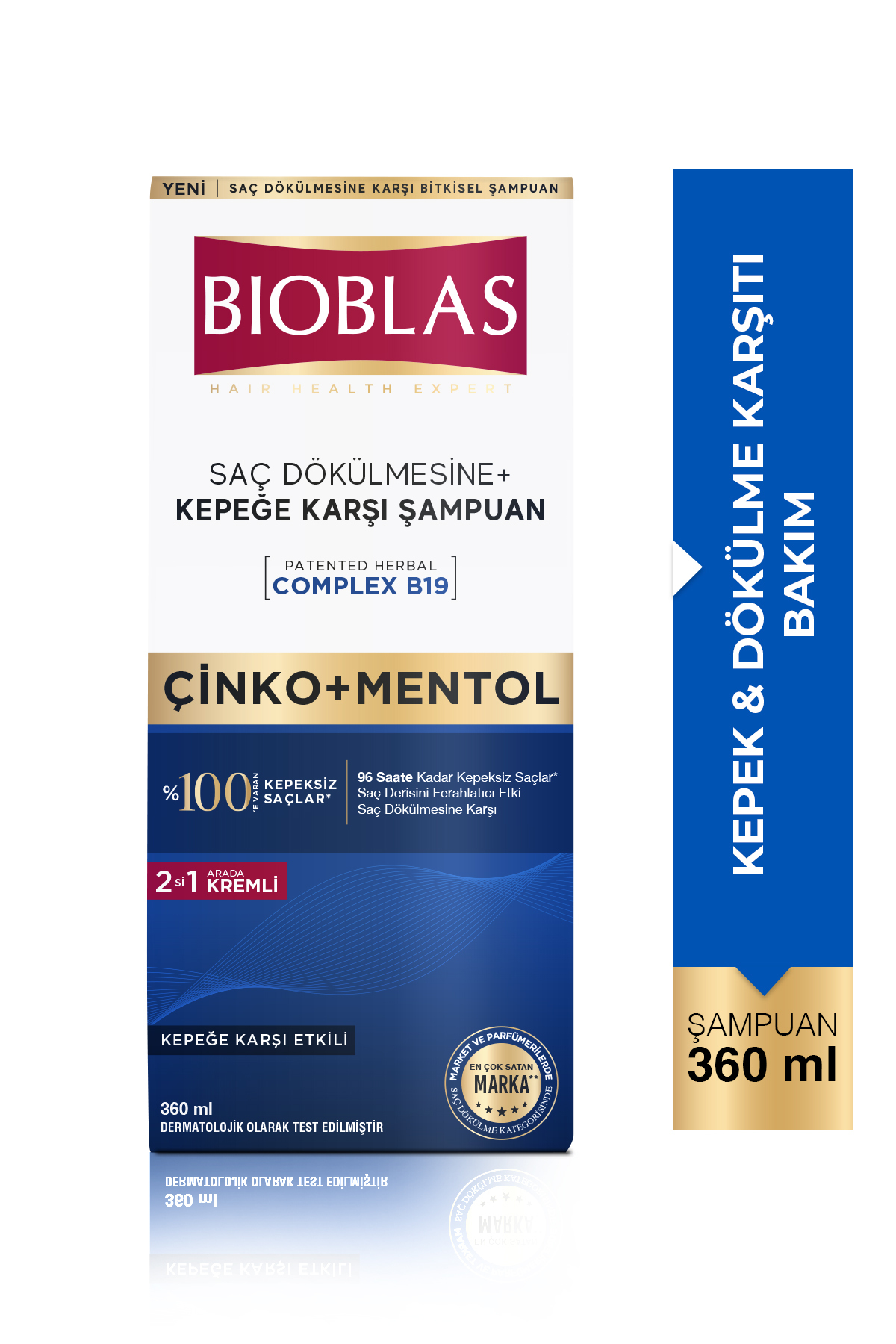 BİOBLAS 2Sİ 1 ARADA ÇİNKO VE MENTOL ŞAMPUAN 360ML-