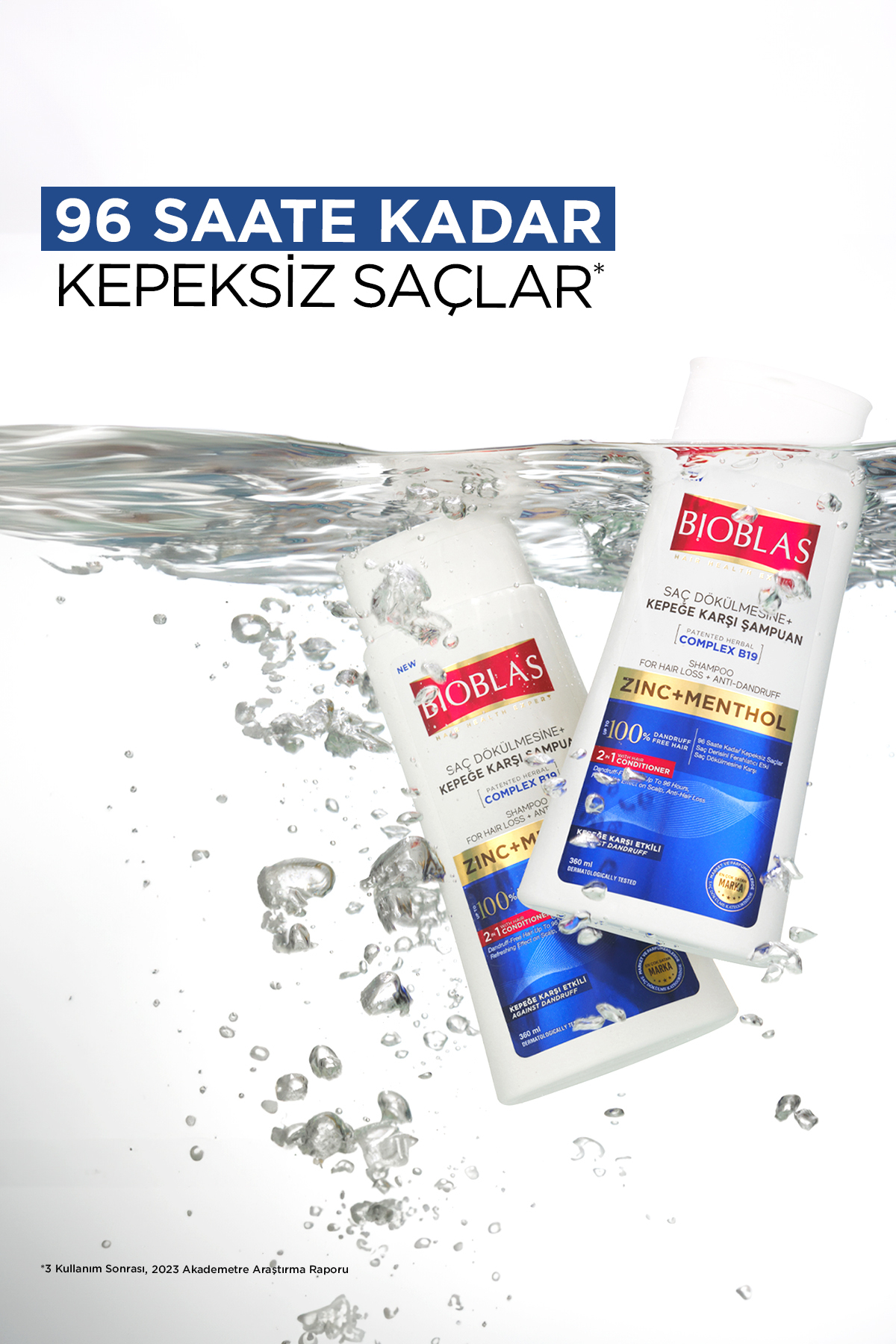 BİOBLAS 2Sİ 1 ARADA ÇİNKO VE MENTOL ŞAMPUAN 360ML-